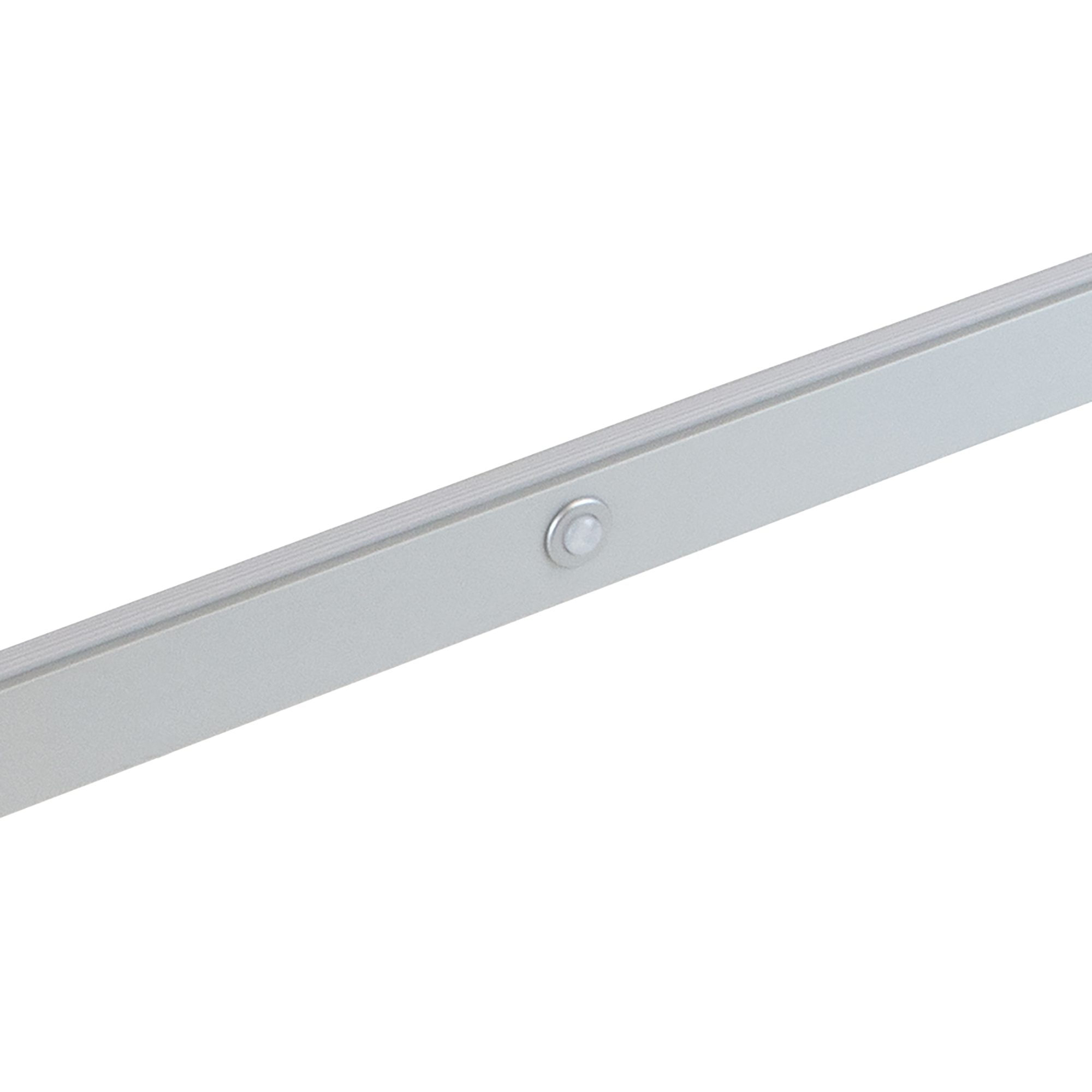 Barra para armario con luz LED Polux con sensor de movimiento (12V DC),  L558mm, Plástico y Aluminio, Gris metalizado
