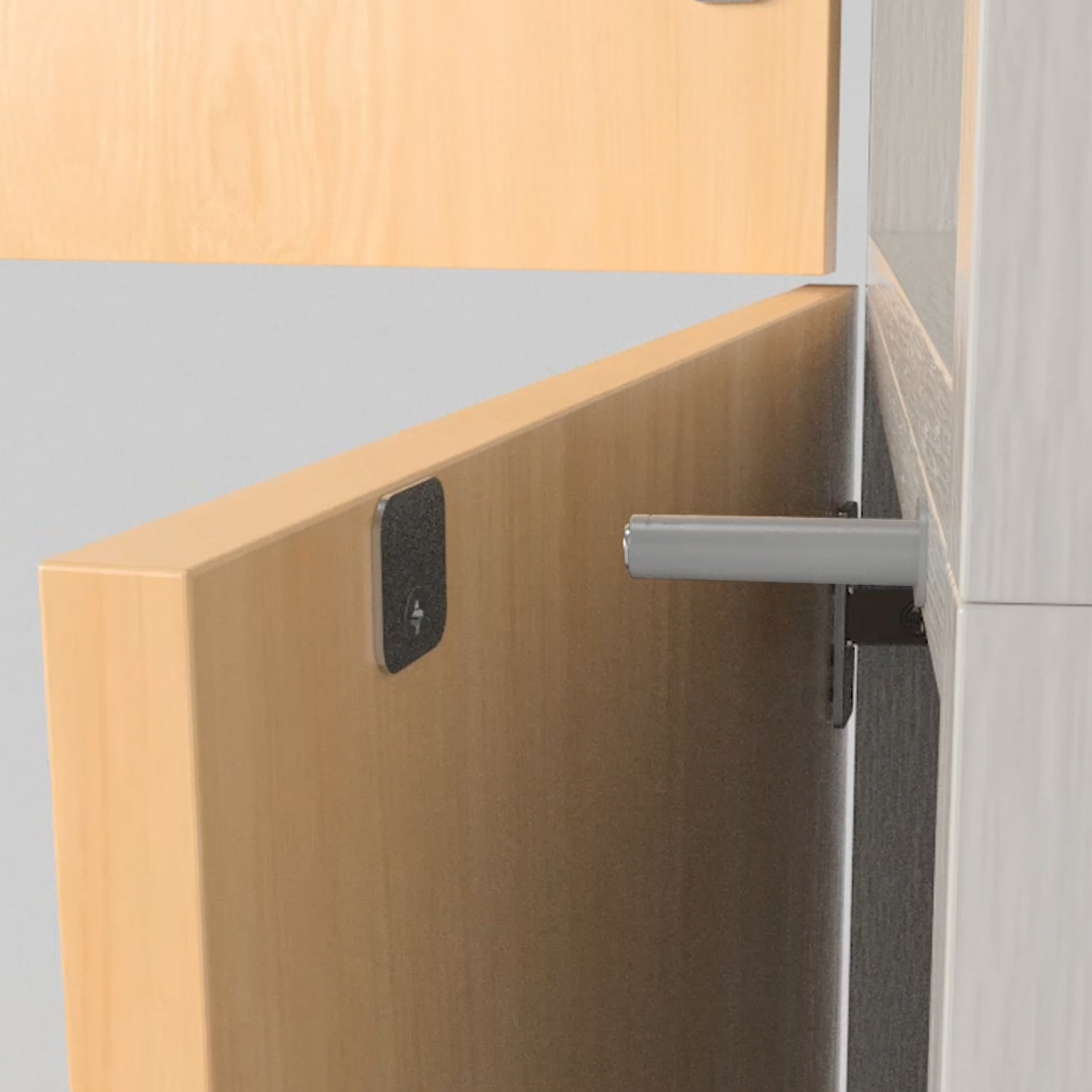 Puerta de armario Push to Open cierre magnético imanes de plástico para  puertas/armarios